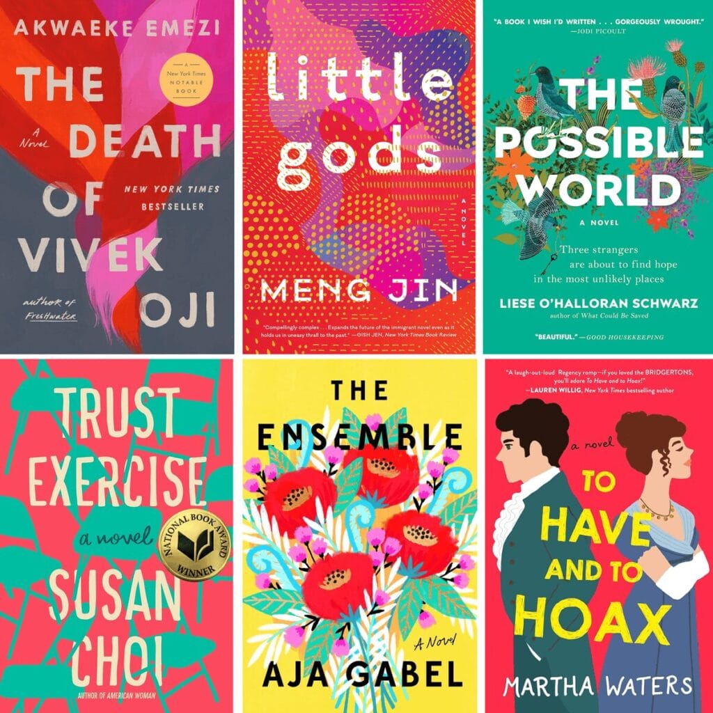 custom book covers: brightly colored cover examples